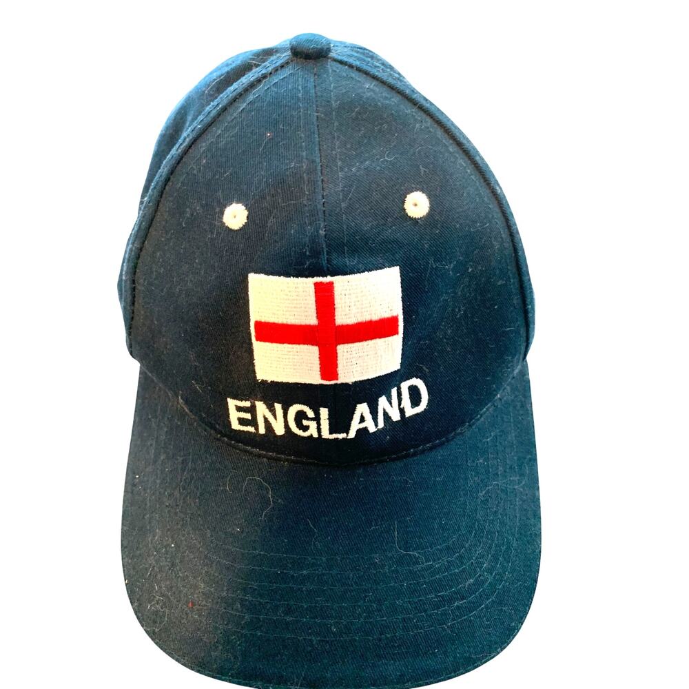 RBS 6 NATIONS RUGBY TOURNAMENT 2017 CAP NAVY BLUE COTTON ST GEORGE'S CROSS LOGO